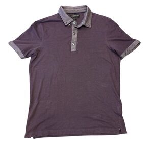 Banana Republic Men's Dark Purple Polo